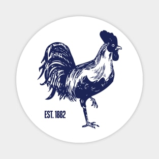 Cockerel Est. 1882 Magnet